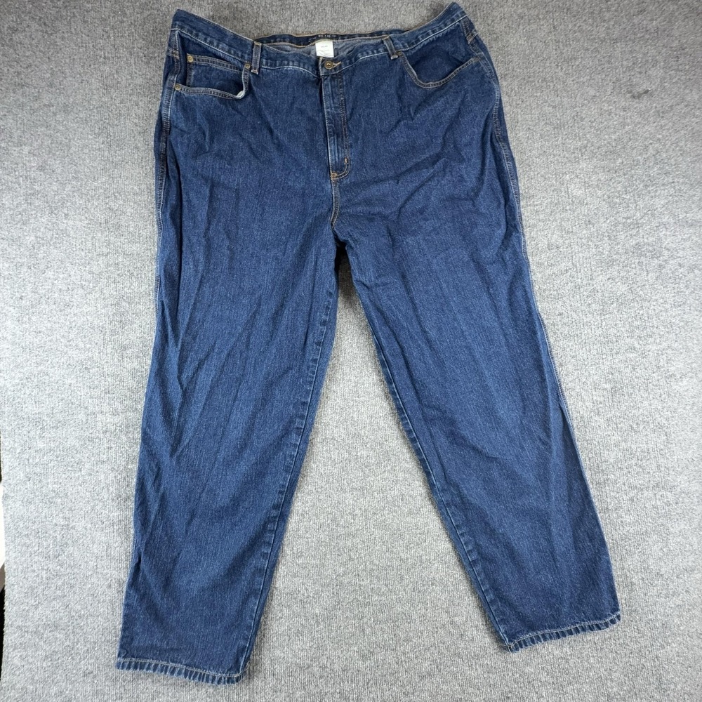 L.A. Blues Jeans Womens 28WL Medium Wash Blue High Rise Relaxed Tapered Denim